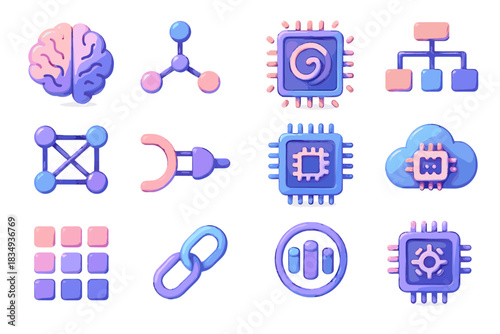 Icon deep network data tensor d link core algorithm learning ai gpu