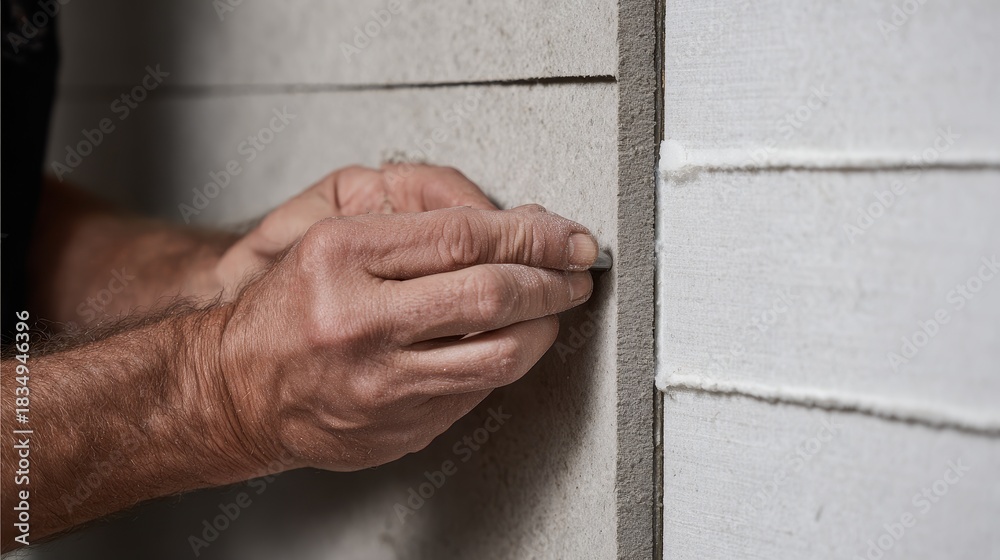 custom made wallpaper toronto digitalExpert worker applies advanced fiber cement siding using precise techniques for durable and sustainable home improvement in a residential area