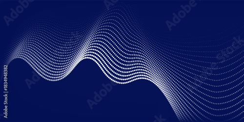 Blue background abstract with line waves and gradient variation. Suitable for user interface bakcground  texture neutral light