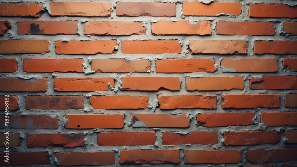 Obraz premium Vintage Red Brick Wall Background