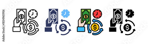 Recurring Payment multiple icon