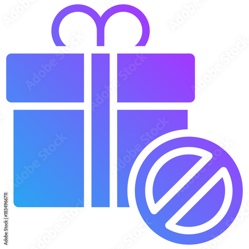 Prohibition icon for dishonesty , website, application, printing, document, poster design, etc