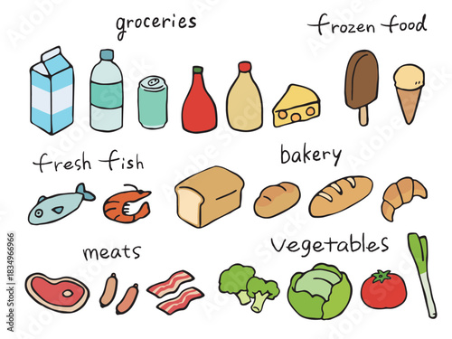 スーパーイメージのイラストセット