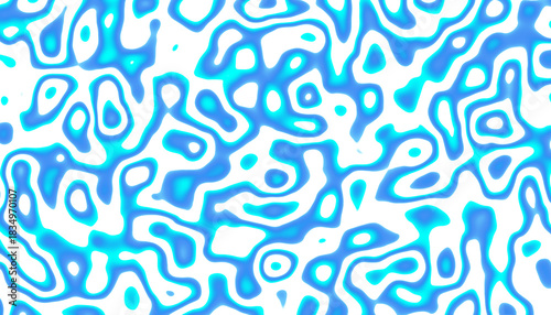 Foto Abstract background pattern with blue waves on transparent background