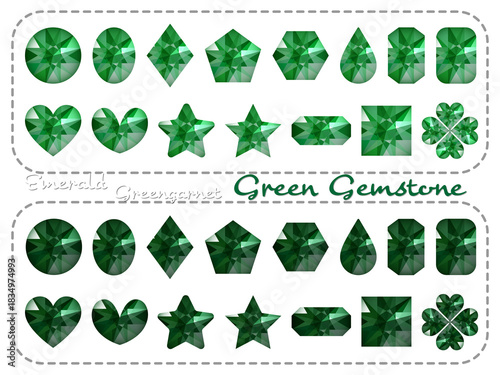 宝石■グリーンの宝石セット	