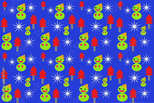 Geometric shape form pattern to be seasons sign and symbol background.