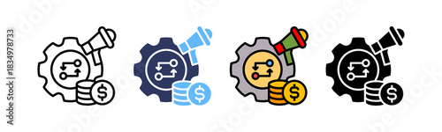 Sales Automation multiple icon