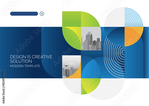Template vector design for Brochure, Annual Report, Web design Poster, Corporate Presentation, Flyer, layout modern with size horizontal, Easy to use and edit.	