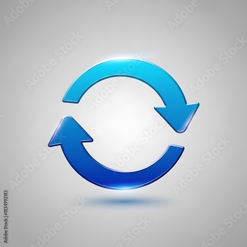 Free Download Circular arrows indicate a process of repetition or synchronization. - GFXLoad