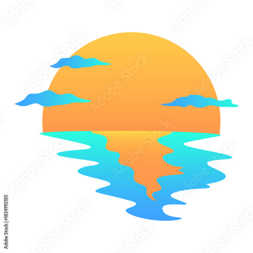 Sunset or Sunrise Icon