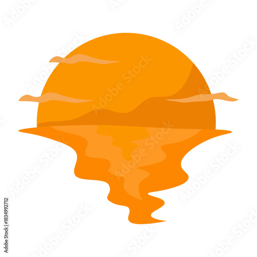 Sunset or Sunrise Icon
