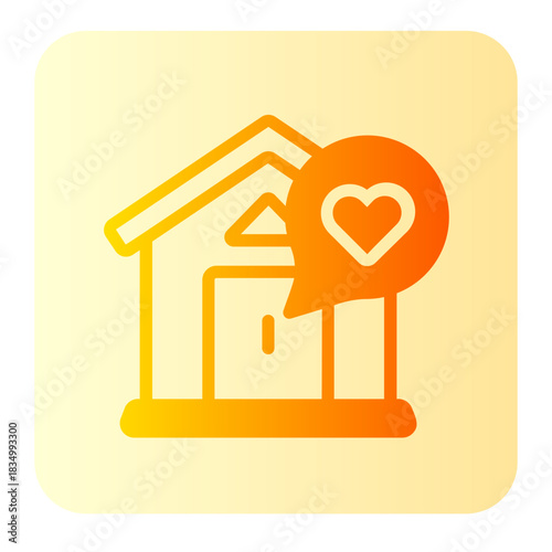 home gradient icon