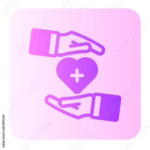 kindness gradient icon