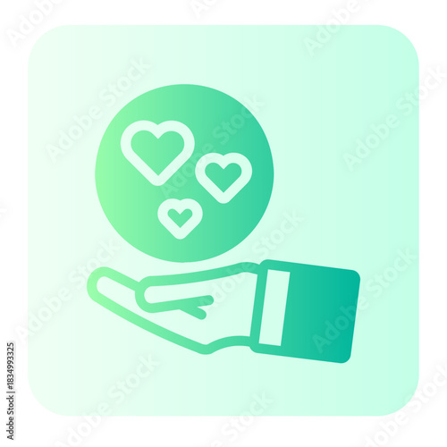 love gradient icon