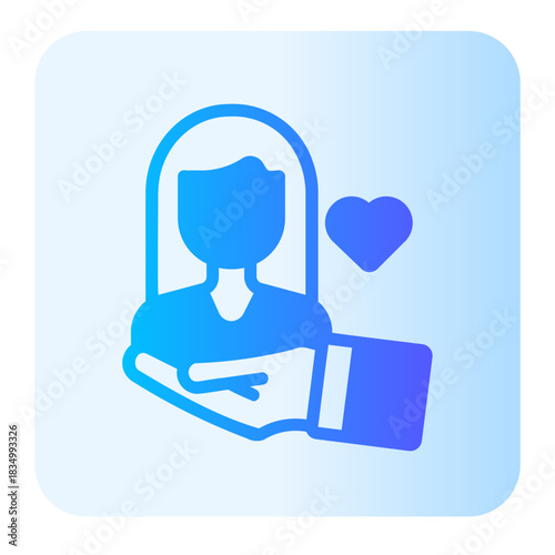 kindness gradient icon