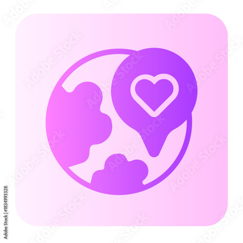 location gradient icon