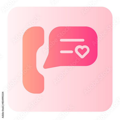 phone call gradient icon