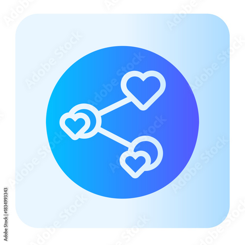 share gradient icon