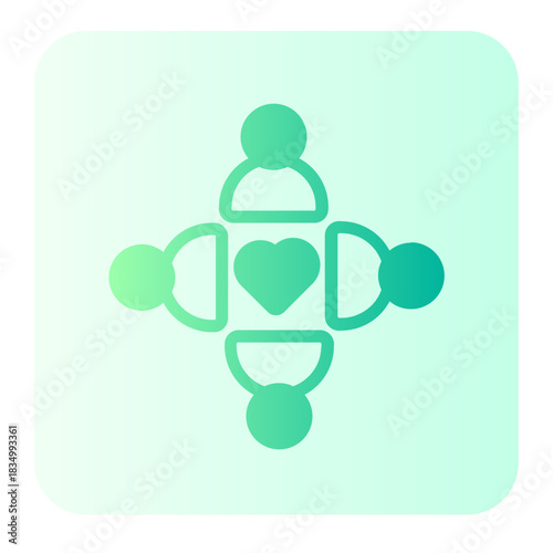 together gradient icon