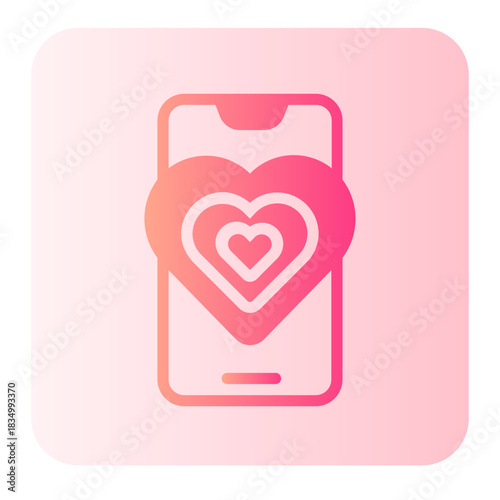 smartphone gradient icon