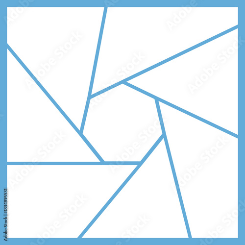 Template collage of 8 frames, Photo frames collage, Vector frame for picture, presentation, Poster frame mockup, Montage template. Flat vector illustration design.