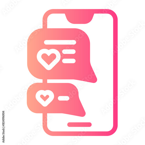 chat gradient icon