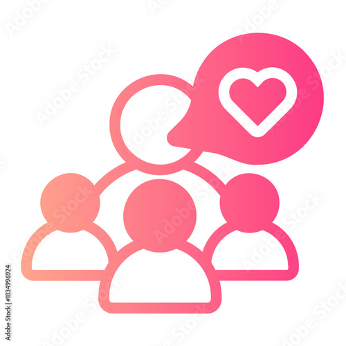 family gradient icon