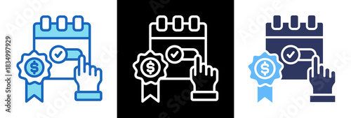 Subscription Model triplestyle icon