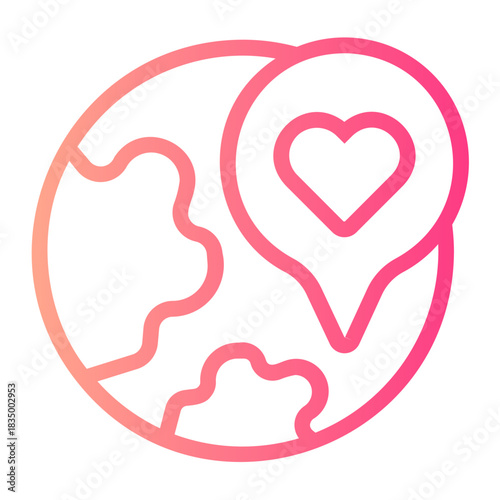 location gradient icon