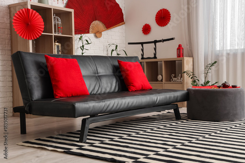 Interior of modern living r...