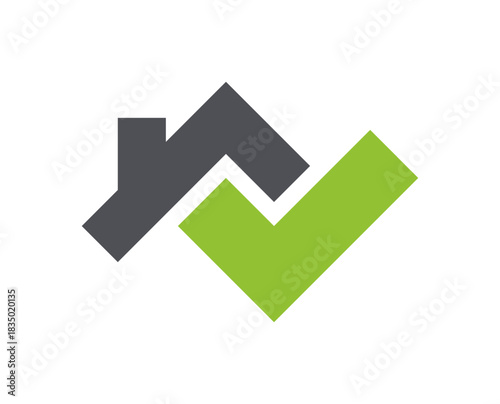 Logo Dachdecker oder Hausverwalter