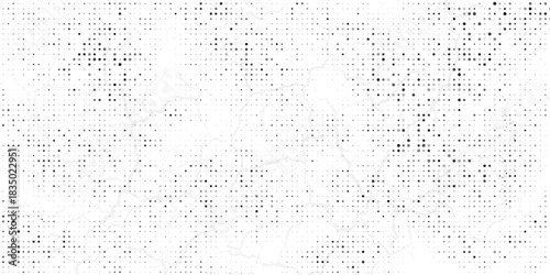 Abstract halftone wave dotted background. Fantastic monochrome texture.