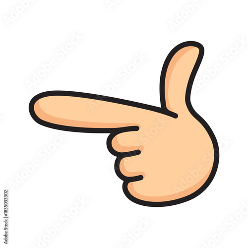 Human Hands Point Vectors.