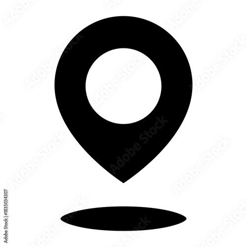 location pin glyph icon