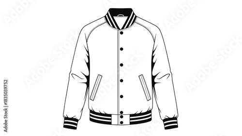 Women's $\text{Casual}$ Cropped Denim Trucker Jacket Technical Fashion Flat $\text{CAD}$ Drawing Vector Illustration with Topstitch Detail and Buttoned Chest Pockets For Design Portfolio $\text{Showca