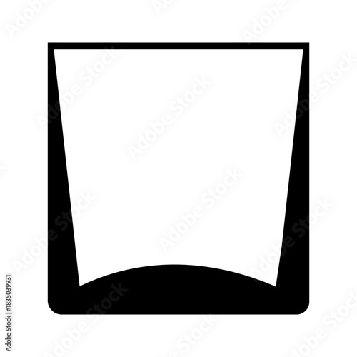 Shot glasses icon vector. whiskey glass Illustration sign. Bar Illustration symbol. alcohol logo.