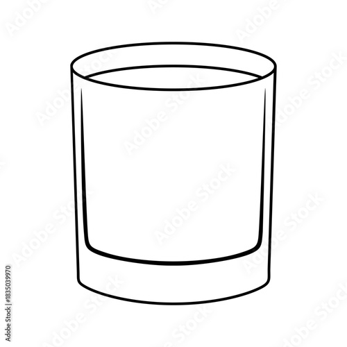 Shot glasses icon vector. whiskey glass Illustration sign. Bar Illustration symbol. alcohol logo.