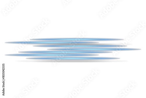 Cyan Glowing Neon Motion Lines and Light Blue Abstract Trails. Shine Effect with Starburst, Sunshine Beam, Glow Wave and Isolated Transparent Light Overlay for Futuristic or Tech Design