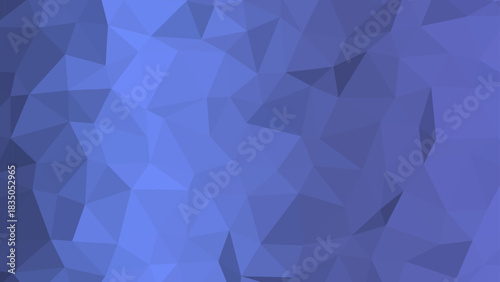 Abstract geometric background featuring shades of purple in a low-poly triangular pattern, perfect for use in digital designs, technology themes, or as a stylish background texture in modern art