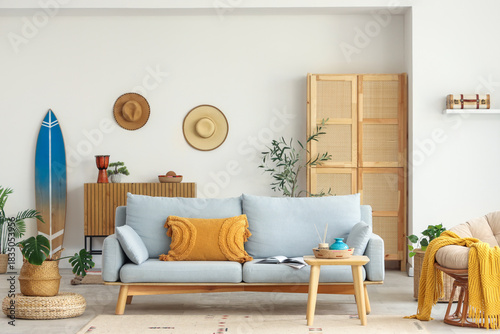 Interior of living room wit...