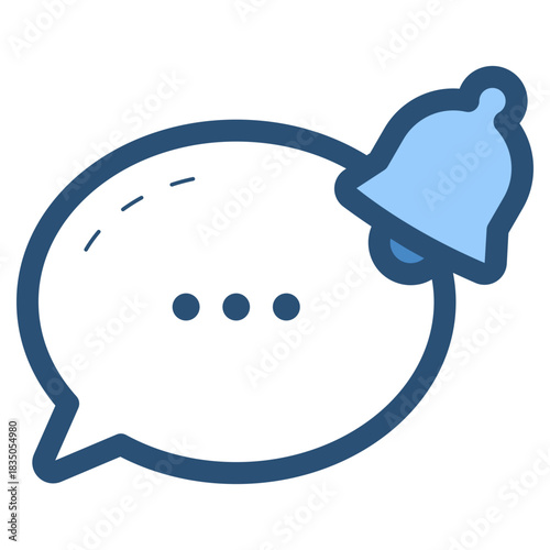alarm notification chat icon