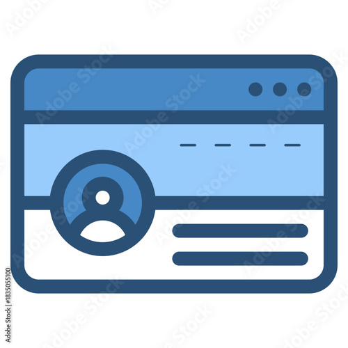 social media website profile icon