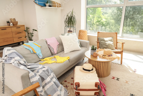 Interior of living room wit...