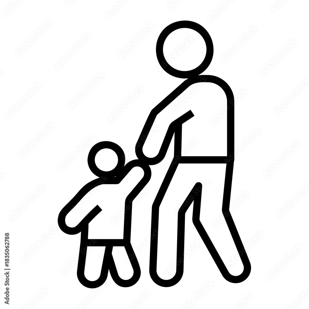 Fototapeta premium volunteer Line Icon