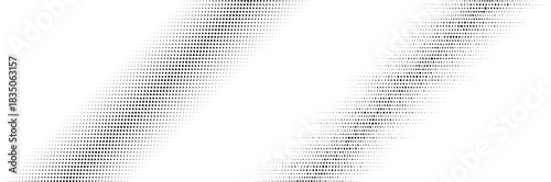 Halftone lines Set. Vector Stripe Collection. Halftone Circle Dots Gradient.
