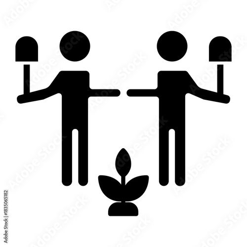 volunteer Solid icon