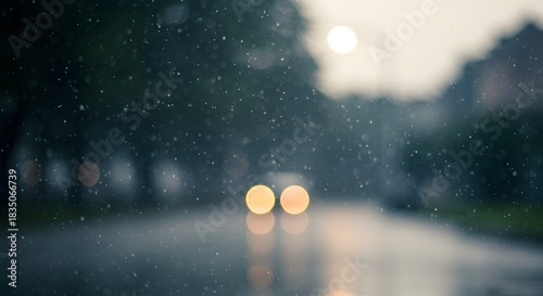 The soft, luminous quality of the air after rain.