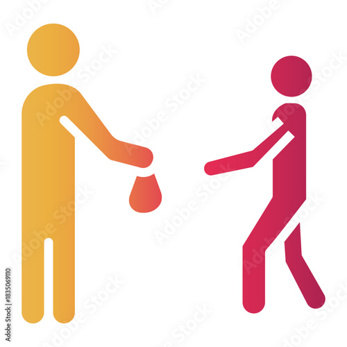 volunteer Gradient icon