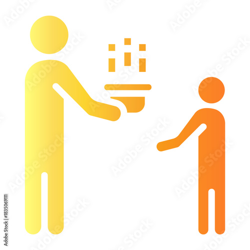 volunteer Gradient icon