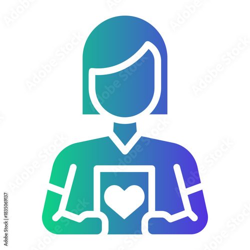 volunteer Gradient icon